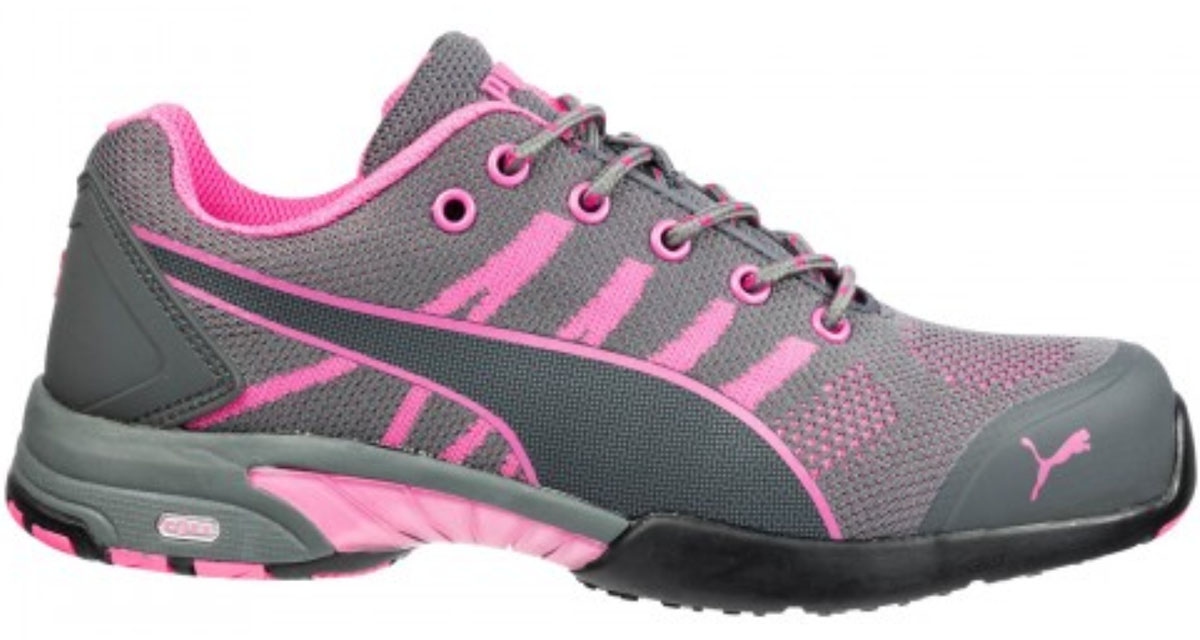 Puma 642910 CELERITY KNIT PINK WNS LOW Lady safety shoes S1 HRO